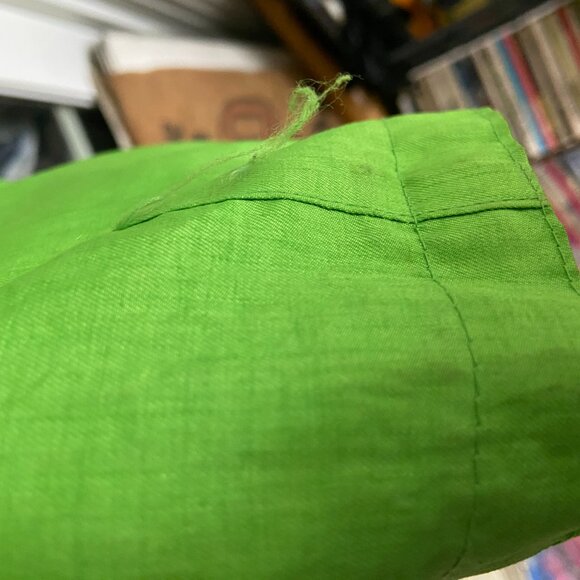 Vintage Green and purple Gallery trench coat with sash. Size 12.Good condition. - Picture 4 of 11